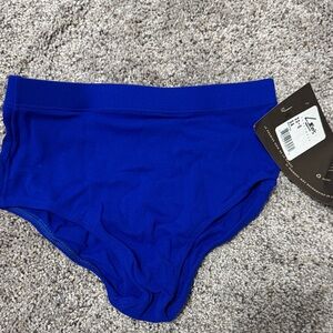 Blue High-Waisted Briefs